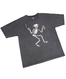 giant Vintage（ジャイアントヴィンテージ）の「【GIANT01】【Giant Vintage/ジャイアント ヴィンテージ】SOCIAL DISTORTION SKELLY SONG TITLE FRONT SCREEN PRINT OVERSIZED BOX SILHOUETTE T-SHIRTS（Tシャツ/カットソー）」