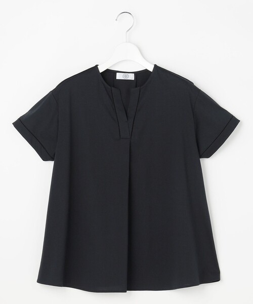 J.PRESS(ジェイプレス)の「プレーティングジャージー チュニック丈 カットソー(Tシャツ/カットソー・レディース・ライトグレー系/ネイビー系/ローズ系/グレー系・T15/T13)」の18枚目の写真