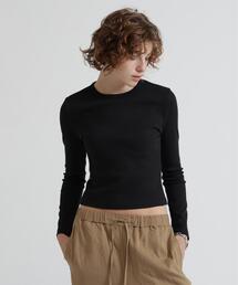 《DAILY/WOMAN》L/S CREW NECK T-SHIRT