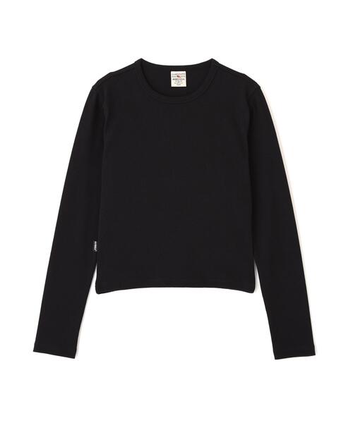 AVIREX(アヴィレックス)の「《DAILY/WOMAN》L/S CREW NECK T-SHIRT(Tシャツ/カットソー・レディース・ブラック/ホワイト・M/S)」の17枚目の写真