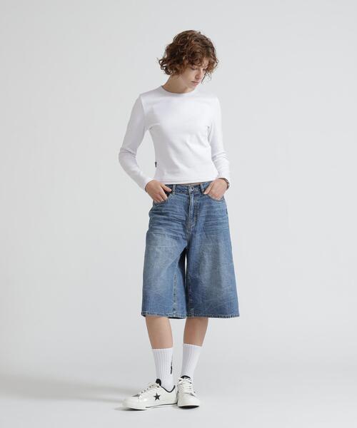 AVIREX(アヴィレックス)の「《DAILY/WOMAN》L/S CREW NECK T-SHIRT(Tシャツ/カットソー・レディース・ブラック/ホワイト・M/S)」の22枚目の写真