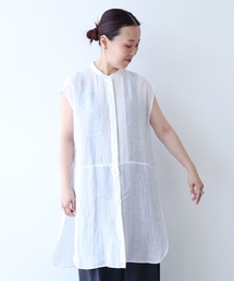 yuni | 60/1Linen french sleeve long blouse(シャツ/ブラウス)