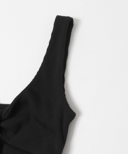 URBAN RESEARCH(アーバンリサーチ)の「ESTHE RIB POPLIN DRESS(ワンピース・レディース・ブラック・SMALL)」の5枚目の写真