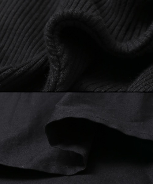 URBAN RESEARCH(アーバンリサーチ)の「ESTHE RIB POPLIN DRESS(ワンピース・レディース・ブラック・SMALL)」の8枚目の写真