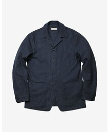 sortie（ソルティ）の「8s Linen French Work Jacket (Navy)（テーラードジャケット）」