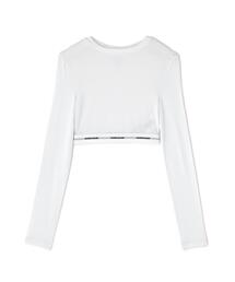 GUESS JEANS/ゲスジーンズGJ L/S CROP TOP
