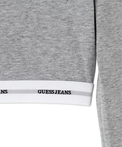 GUESS JEANS(ゲスジーンズ)の「GUESS JEANS/ゲスジーンズGJ L/S CROP TOP(Tシャツ/カットソー・レディース・ホワイト/グレー/ブラック・S/XS/M)」の8枚目の写真
