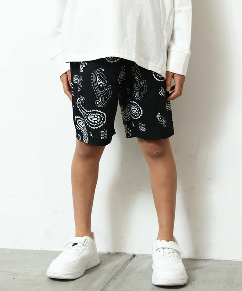 THE CASUAL(カジュアル)の「DRY/ドライメッシュ 総柄ハーフパンツ(その他パンツ・キッズ・ブラック系その他/グレー系その他2/ベージュ系その他2/ブラック系その他2/グレー系その他3/グレー系その他/ベージュ系その他/ブラック系その他3・160cm/150cm/140cm/130cm/120cm/110cm)」の3枚目の写真