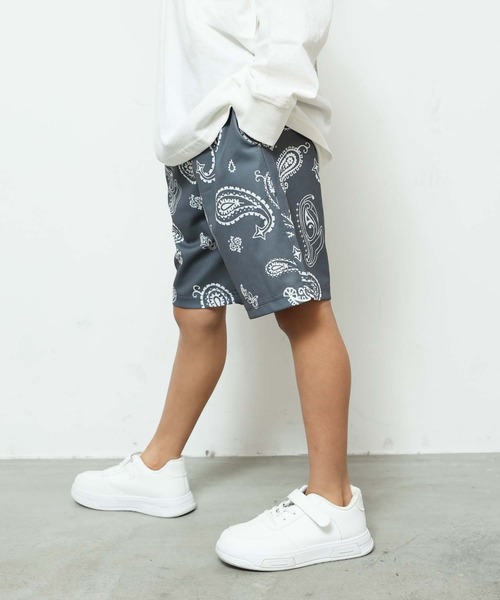 THE CASUAL(カジュアル)の「DRY/ドライメッシュ 総柄ハーフパンツ(その他パンツ・キッズ・ブラック系その他/グレー系その他2/ベージュ系その他2/ブラック系その他2/グレー系その他3/グレー系その他/ベージュ系その他/ブラック系その他3・160cm/150cm/140cm/130cm/120cm/110cm)」の6枚目の写真