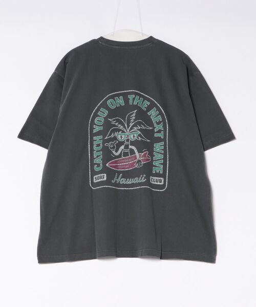Kahiko(カヒコ)の「【Kahiko】SURF&Palms マニュエルメンズTシャツ(Tシャツ/カットソー・メンズ・ブラック系その他2/ホワイト系その他2/ブラック系その他/ホワイト系その他/ブラック/ホワイト・FREE)」の6枚目の写真