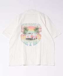 【Kahiko】SURF＆Palms マニュエルメンズTシャツ