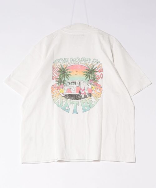 Kahiko(カヒコ)の「【Kahiko】SURF&Palms マニュエルメンズTシャツ(Tシャツ/カットソー・メンズ・ブラック系その他2/ホワイト系その他2/ブラック系その他/ホワイト系その他/ブラック/ホワイト・FREE)」の2枚目の写真