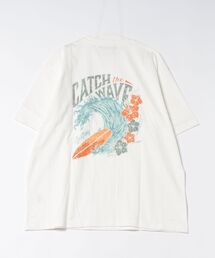 【Kahiko】SURF&Palms マニュエルメンズTシャツ