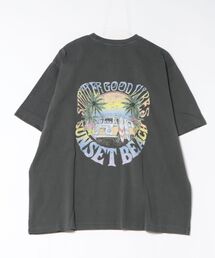 【Kahiko】SURF＆Palms マニュエルメンズTシャツ