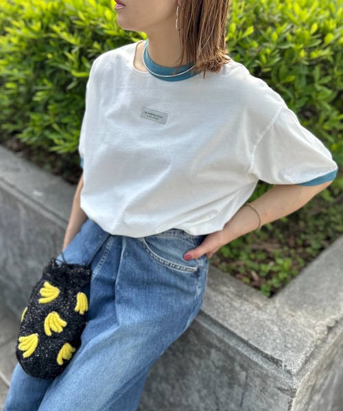 ホワイト×ブルー
model:154cm 着用サイズ:FREE