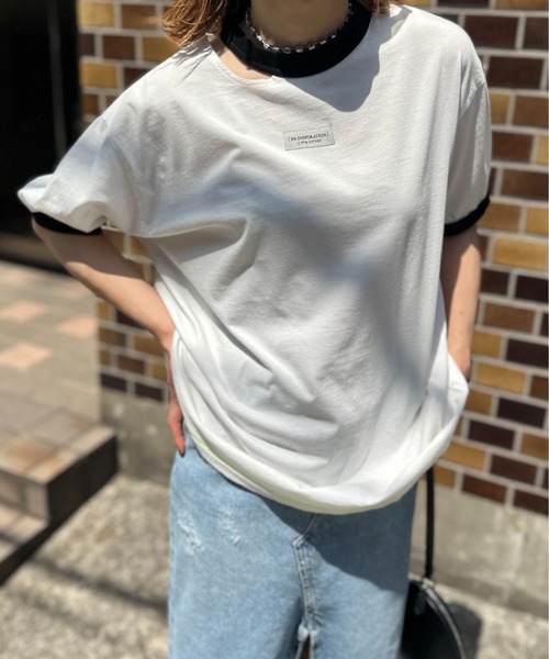 ホワイト×ブラック
model:154cm 着用サイズ:FREE