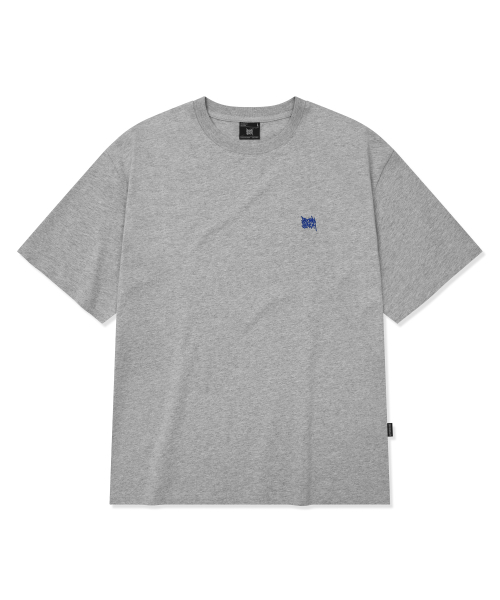 BROWNBREATH（ブラウンブレス）の「TAG PALM CIRCUIT TEE - MELANGE GREY（Tシャツ/カットソー・レディース・その他・SMALL/MEDIUM/LARGE/X-LARGE）」の2枚目の写真
