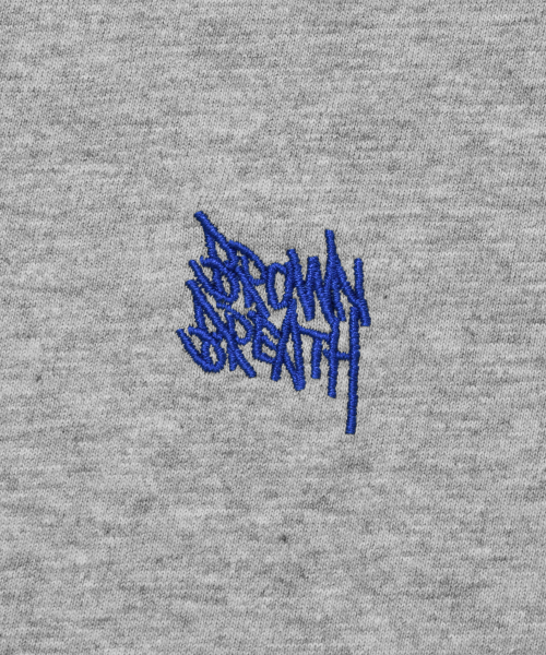 BROWNBREATH（ブラウンブレス）の「TAG PALM CIRCUIT TEE - MELANGE GREY（Tシャツ/カットソー・レディース・その他・SMALL/MEDIUM/LARGE/X-LARGE）」の4枚目の写真