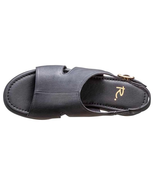 R.(REGAL FOOT COMMUNITY)(アールドット)の「アールドット S21C カバードサンダル(サンダル・レディース・ブラック・22.5/23/23.5/24/24.5)」の3枚目の写真