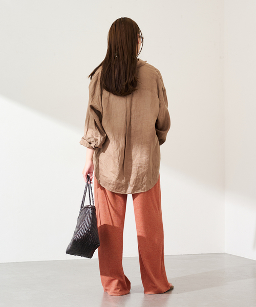 FRAMeWORK（フレームワーク）の「パイルボーダーイージーパンツ（その他パンツ・レディース・オレンジ/ベージュ・38/36）」の14枚目の写真