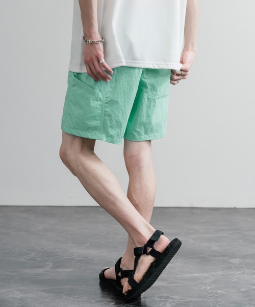 THE NORTH FACE(ザノースフェイス)の「日本未展開モデル THE NORTH FACE WHITE LABEL OLEMA SHORTS イージーワイドナイロンショートパンツ(その他パンツ・メンズ・ミント/チャコールグレー/グリーン/マスタード/ブラック/スカイブルー/コーラル・S/M/L/XL)」の15枚目の写真