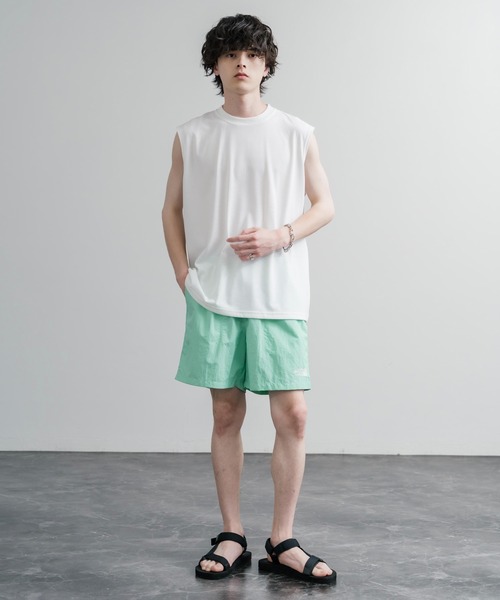 THE NORTH FACE(ザノースフェイス)の「日本未展開モデル THE NORTH FACE WHITE LABEL OLEMA SHORTS イージーワイドナイロンショートパンツ(その他パンツ・メンズ・ミント/チャコールグレー/グリーン/マスタード/ブラック/スカイブルー/コーラル・S/M/L/XL)」の16枚目の写真