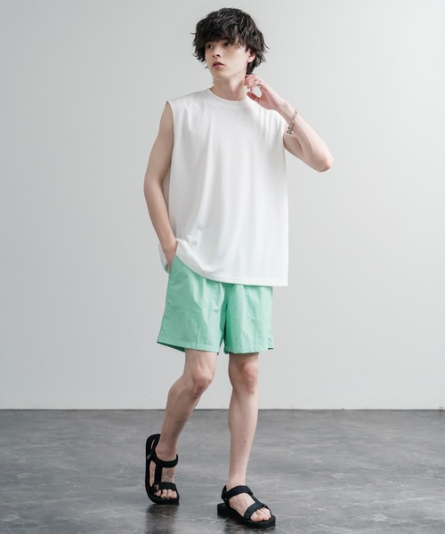 THE NORTH FACE(ザノースフェイス)の「日本未展開モデル THE NORTH FACE WHITE LABEL OLEMA SHORTS イージーワイドナイロンショートパンツ(その他パンツ・メンズ・ミント/チャコールグレー/グリーン/マスタード/ブラック/スカイブルー/コーラル・S/M/L/XL)」の17枚目の写真