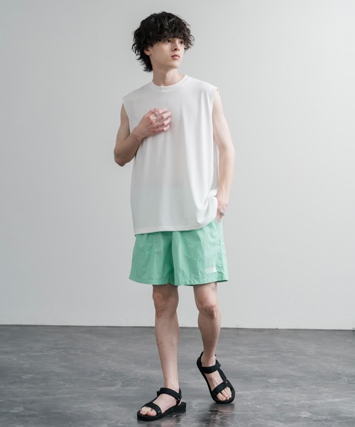 THE NORTH FACE(ザノースフェイス)の「日本未展開モデル THE NORTH FACE WHITE LABEL OLEMA SHORTS イージーワイドナイロンショートパンツ(その他パンツ・メンズ・ミント/チャコールグレー/グリーン/マスタード/ブラック/スカイブルー/コーラル・S/M/L/XL)」の18枚目の写真