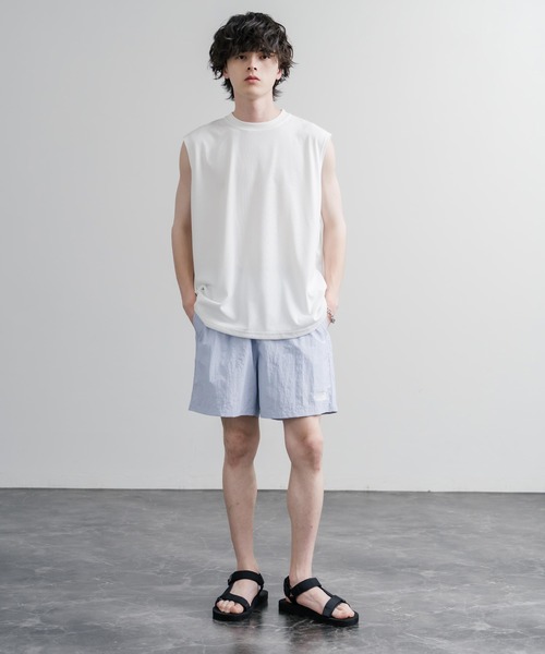 THE NORTH FACE(ザノースフェイス)の「日本未展開モデル THE NORTH FACE WHITE LABEL OLEMA SHORTS イージーワイドナイロンショートパンツ(その他パンツ・メンズ・ミント/チャコールグレー/グリーン/マスタード/ブラック/スカイブルー/コーラル・S/M/L/XL)」の22枚目の写真