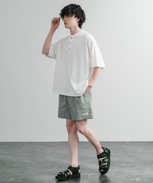 THE NORTH FACE(ザノースフェイス)の「日本未展開モデル THE NORTH FACE WHITE LABEL OLEMA SHORTS イージーワイドナイロンショートパンツ(その他パンツ・メンズ・ミント/チャコールグレー/グリーン/マスタード/ブラック/スカイブルー/コーラル・S/M/L/XL)」の9枚目の写真