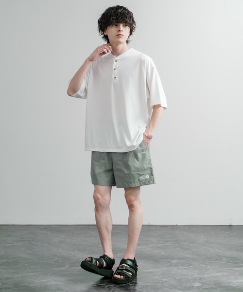 THE NORTH FACE(ザノースフェイス)の「日本未展開モデル THE NORTH FACE WHITE LABEL OLEMA SHORTS イージーワイドナイロンショートパンツ(その他パンツ・メンズ・ミント/チャコールグレー/グリーン/マスタード/ブラック/スカイブルー/コーラル・S/M/L/XL)」の10枚目の写真