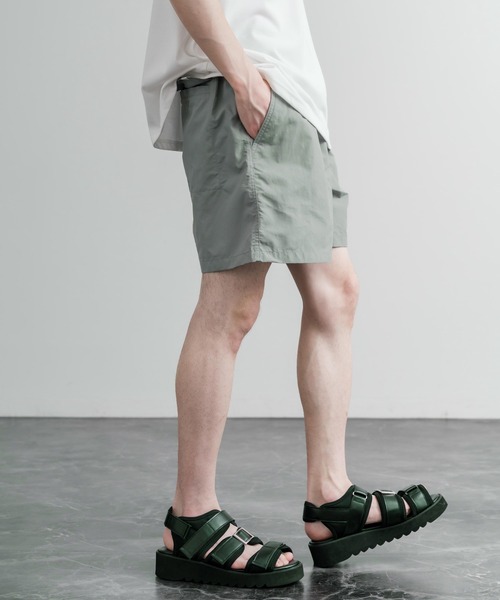 THE NORTH FACE(ザノースフェイス)の「日本未展開モデル THE NORTH FACE WHITE LABEL OLEMA SHORTS イージーワイドナイロンショートパンツ(その他パンツ・メンズ・ミント/チャコールグレー/グリーン/マスタード/ブラック/スカイブルー/コーラル・S/M/L/XL)」の8枚目の写真