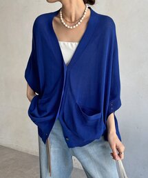 【WEB限定】ポンチョベストカーディガン