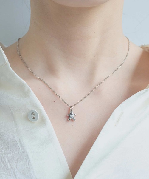 I am I in fact...（アイアムアイインファクト）の「SOFBO NECKLACE（ネックレス・レディース・ゴールド/シルバー・FREE）」の6枚目の写真