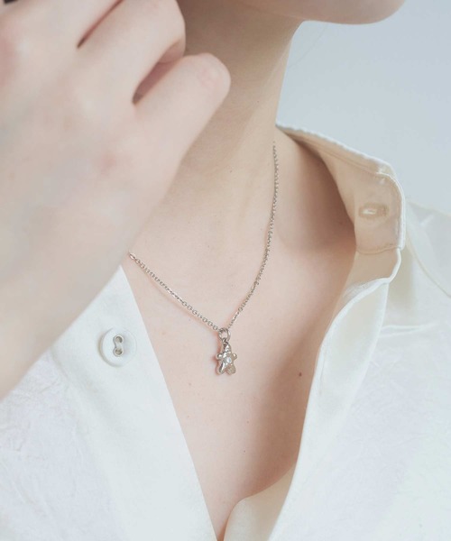 I am I in fact...（アイアムアイインファクト）の「SOFBO NECKLACE（ネックレス・レディース・ゴールド/シルバー・FREE）」の10枚目の写真