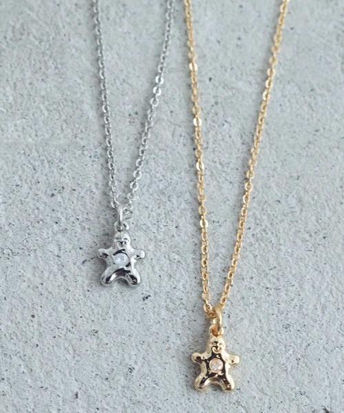 I am I in fact...（アイアムアイインファクト）の「SOFBO NECKLACE（ネックレス・レディース・ゴールド/シルバー・FREE）」の4枚目の写真