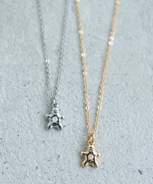 I am I in fact...（アイアムアイインファクト）の「SOFBO NECKLACE（ネックレス・レディース・ゴールド/シルバー・FREE）」の5枚目の写真
