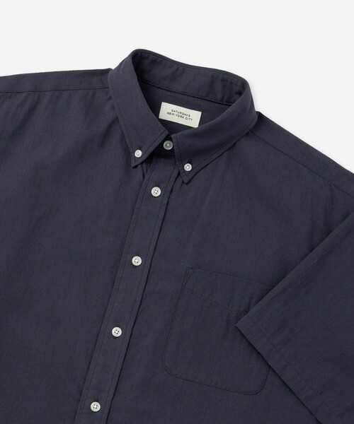 Saturdays NYC(サタデーズ ニューヨークシティ )の「Oxford B.D Shirt(シャツ/ブラウス・メンズ・ネイビー/ホワイト・XL/S/M/L)」の9枚目の写真