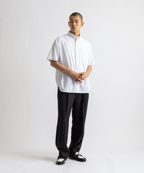 Saturdays NYC(サタデーズ ニューヨークシティ )の「Oxford B.D Shirt(シャツ/ブラウス・メンズ・ネイビー/ホワイト・XL/S/M/L)」の22枚目の写真