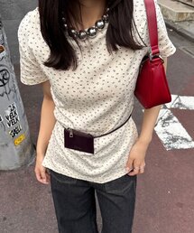 CIAOPANIC | 小花柄サイドボタントップス(Tシャツ/カットソー)