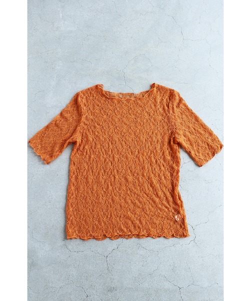 cawaii(カワイイ)の「二の腕隠せる 差し色レースインナー(Tシャツ/カットソー・レディース・ブルー/オレンジ/グリーン/パープル・FREE)」の18枚目の写真