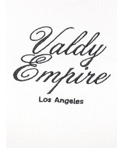 GYDA(ジェイダ)の「Valdy Empireハーフスリーブテレコタートルトップス(Tシャツ/カットソー・レディース・イエロー/ブラック/オフホワイト・FREE)」の4枚目の写真