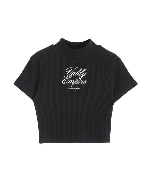 GYDA(ジェイダ)の「Valdy Empireハーフスリーブテレコタートルトップス(Tシャツ/カットソー・レディース・イエロー/ブラック/オフホワイト・FREE)」の5枚目の写真