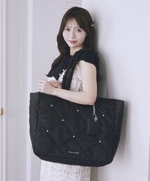 Maison de FLEUR（メゾンドフルール）の「キルティングエアリーキャリーオンバッグ（トートバッグ）」