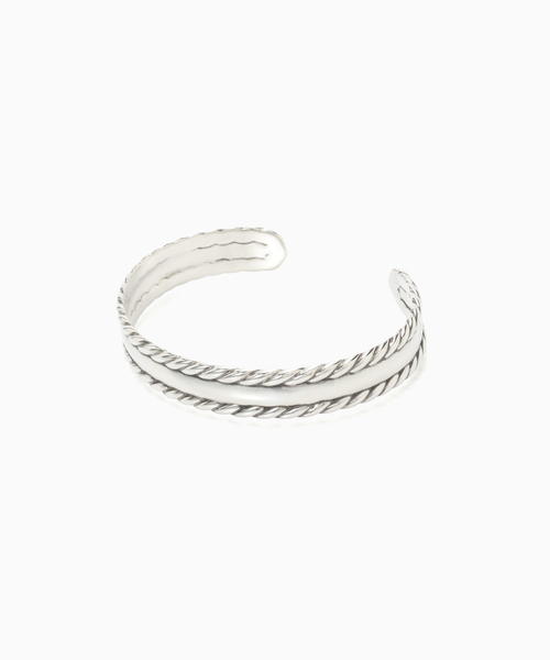PHILIPPE AUDIBERT Cesar rigid bracelet silver plated（ブレスレット