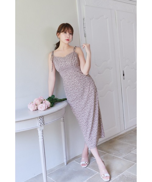 Her lip to(ハーリップトゥー)の「Cherry Pattern Camisole Dress(ワンピース・レディース・モーブ系/レッド系/ネイビー・M/S)」の12枚目の写真