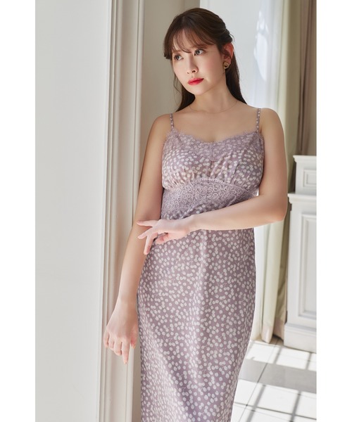 Her lip to(ハーリップトゥー)の「Cherry Pattern Camisole Dress(ワンピース・レディース・モーブ系/レッド系/ネイビー・M/S)」の16枚目の写真