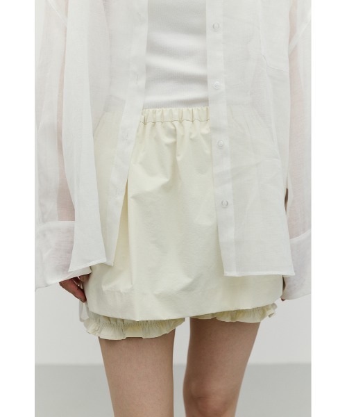 STYLEMIXER(スタイルミキサー)の「フリルミニスカートパンツ(その他パンツ・レディース・ブラック/アイボリー・SMALL/MEDIUM)」の19枚目の写真
