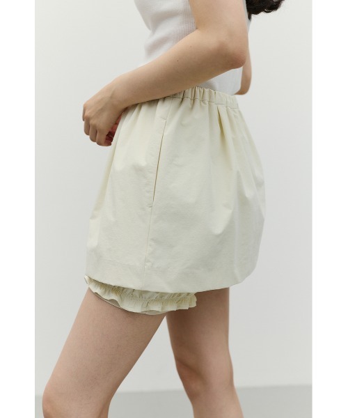 STYLEMIXER(スタイルミキサー)の「フリルミニスカートパンツ(その他パンツ・レディース・ブラック/アイボリー・SMALL/MEDIUM)」の6枚目の写真