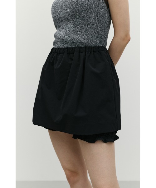 STYLEMIXER(スタイルミキサー)の「フリルミニスカートパンツ(その他パンツ・レディース・ブラック/アイボリー・SMALL/MEDIUM)」の14枚目の写真